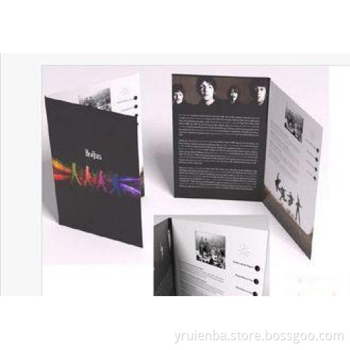 1.8" - 7" elegant printing video business cards for adverti